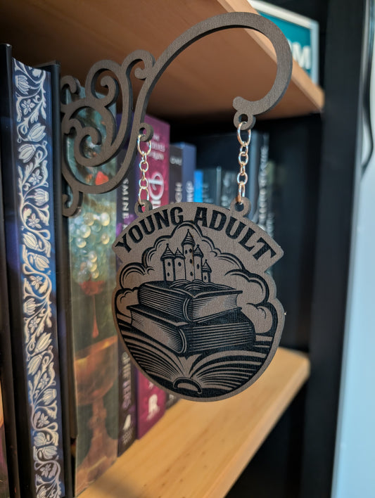 Genre Hanging Bookshelf Signs | Book Nook Decor