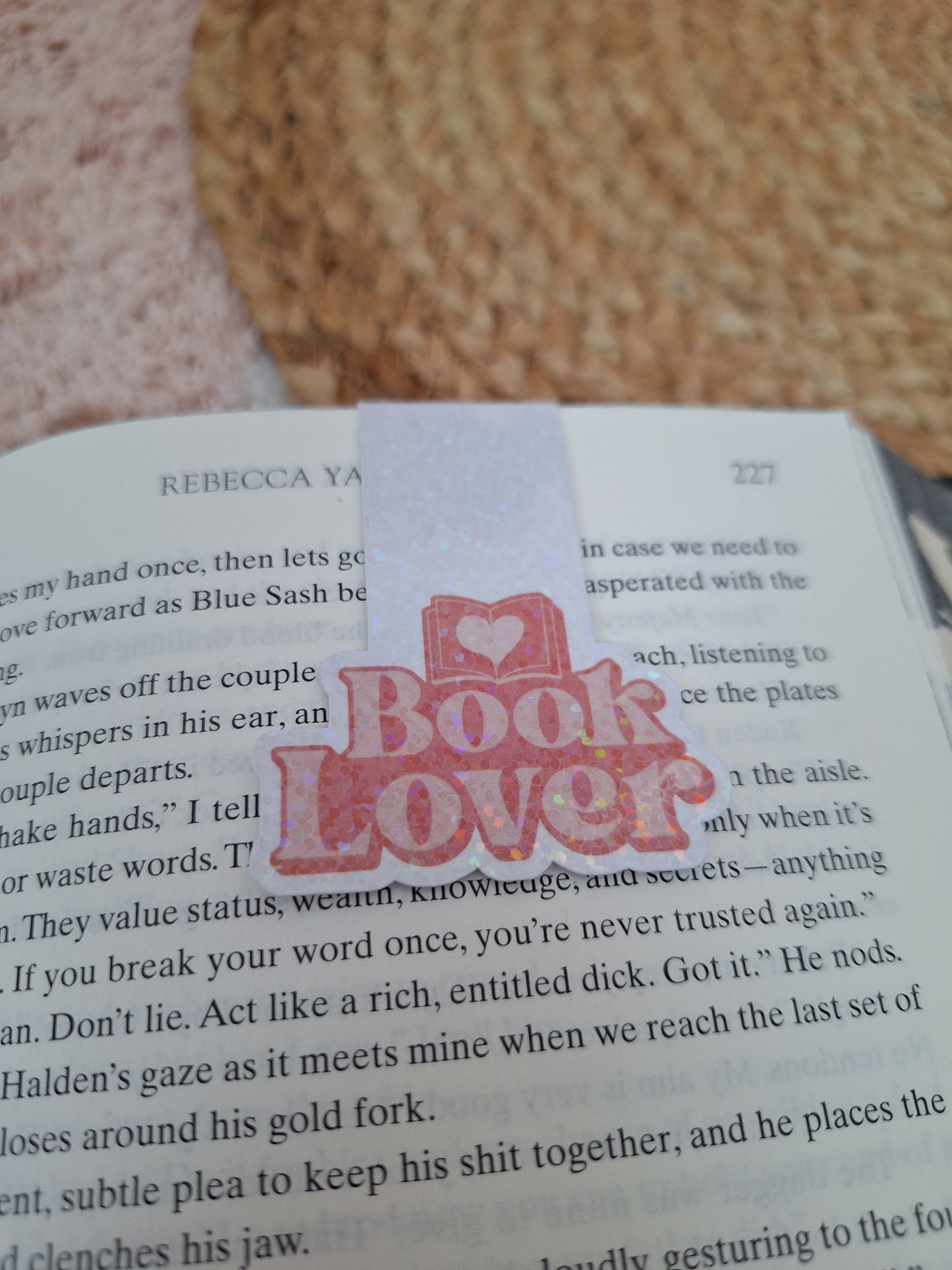 Book Lover Magnetic Bookmark – Cute Bookish Gift for Readers