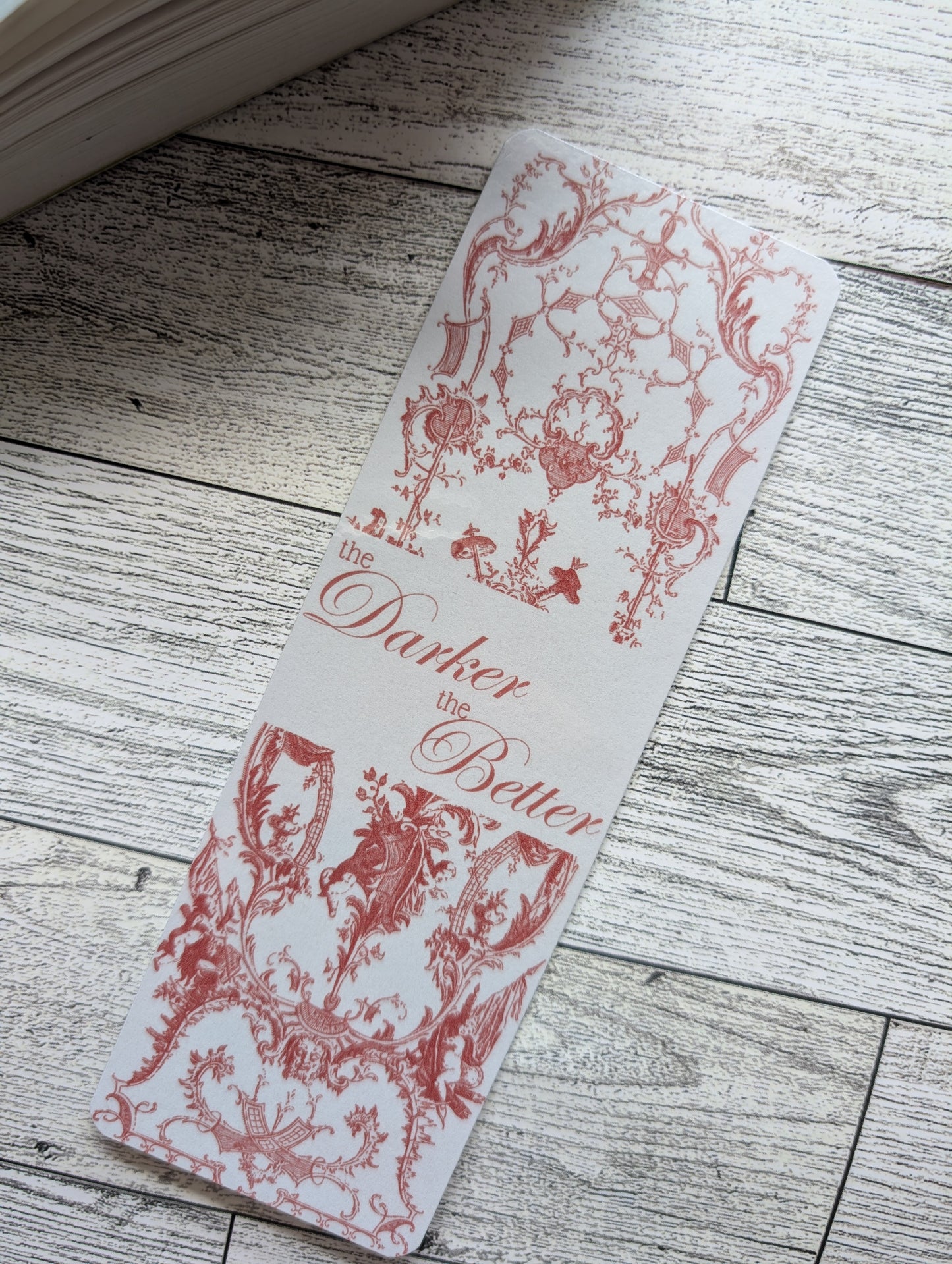 “The Darker The Better” Bookmark – Gothic, Spicy, & Shadowy Reads