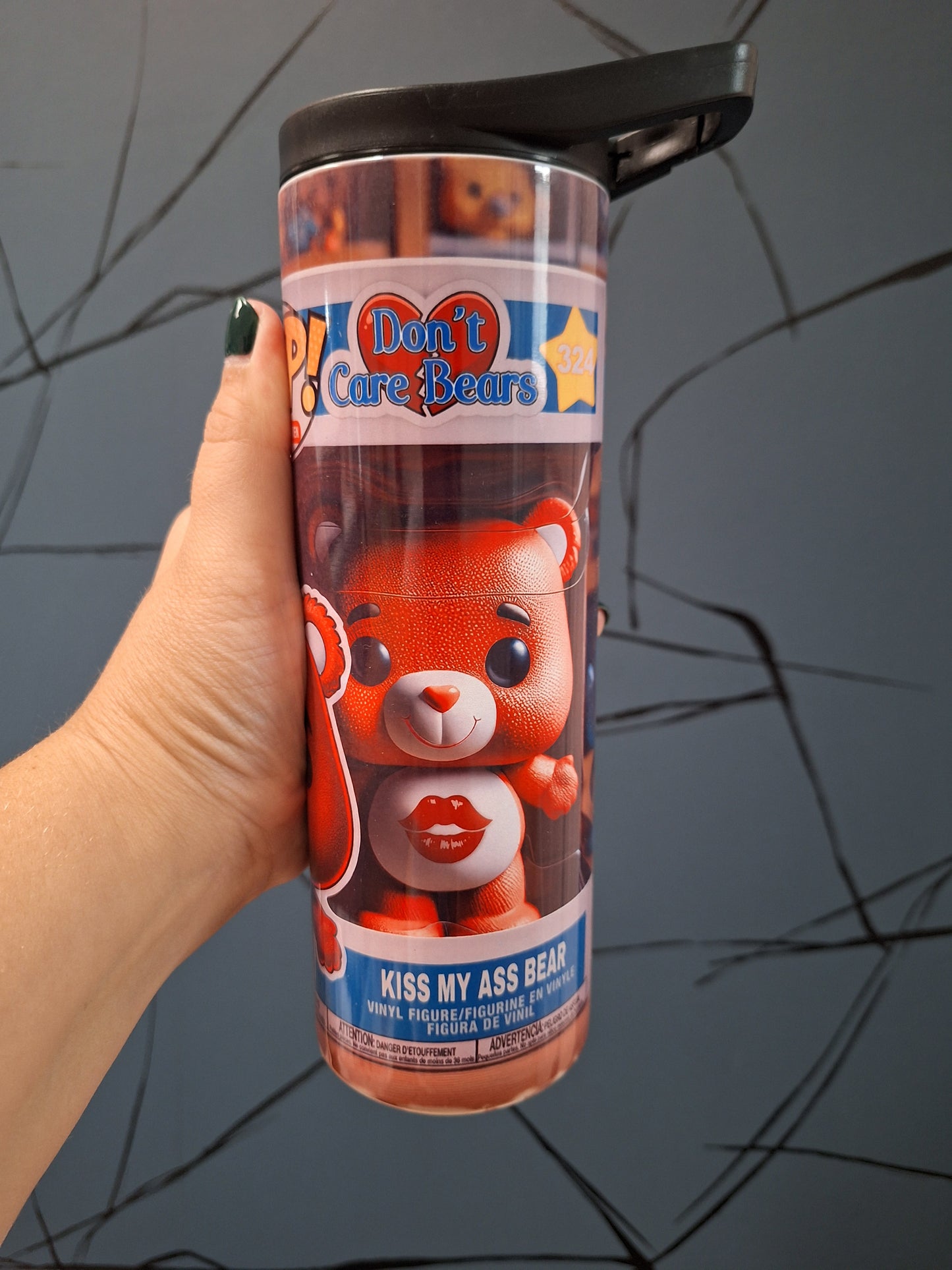 Bear Tumbler – Don’t Care Bear Insulated Cup