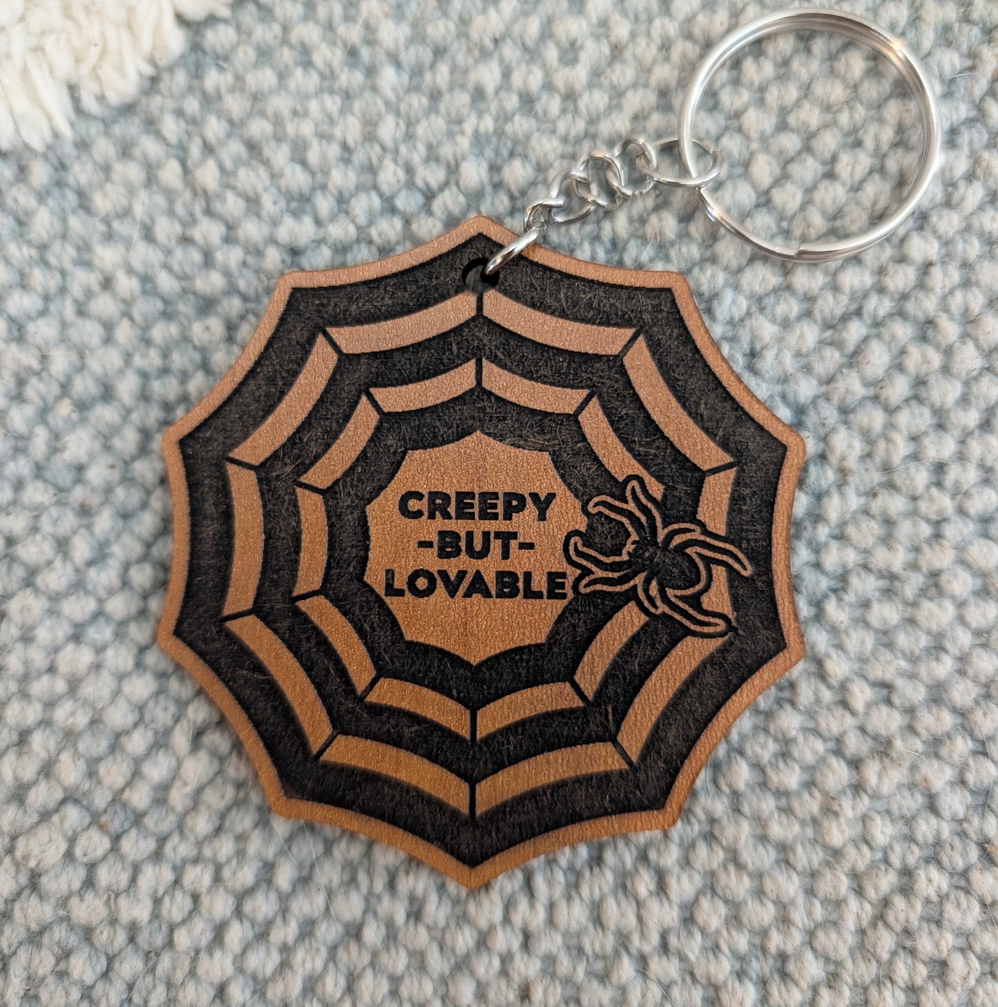 Creepy Spiderweb - Beetlejuice keychain