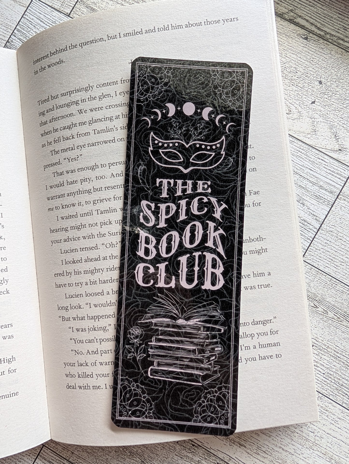 🌶 The Spicy Book Club Bookmark – Dark Romance & Romantasy Readers Gift