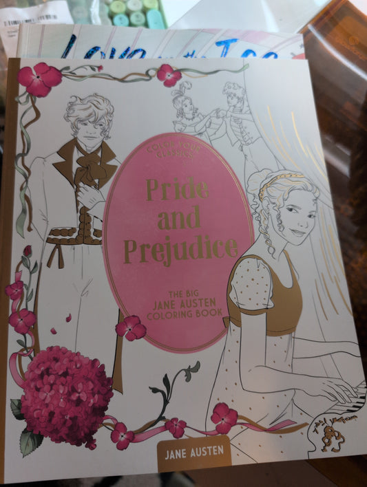 Pride and Prejudice Coloring book