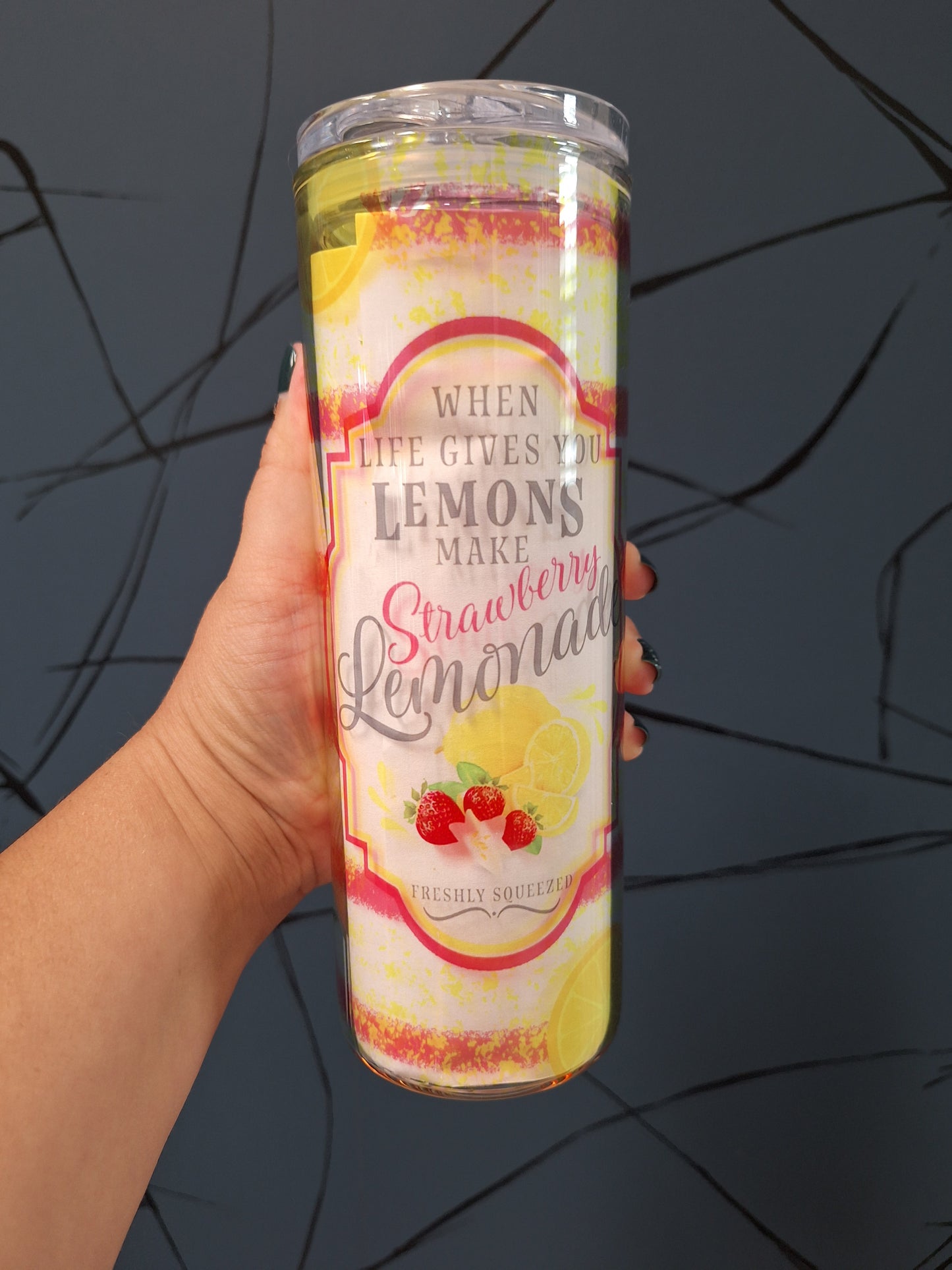 Life Gives You Lemons Tumbler Cup – Bright, Bold & Full of Sass