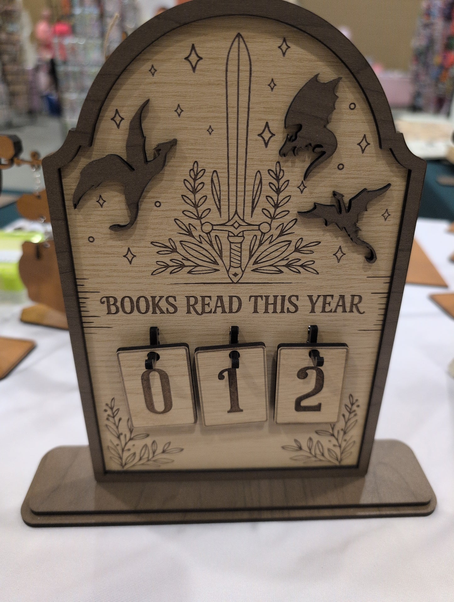 Large book tracker