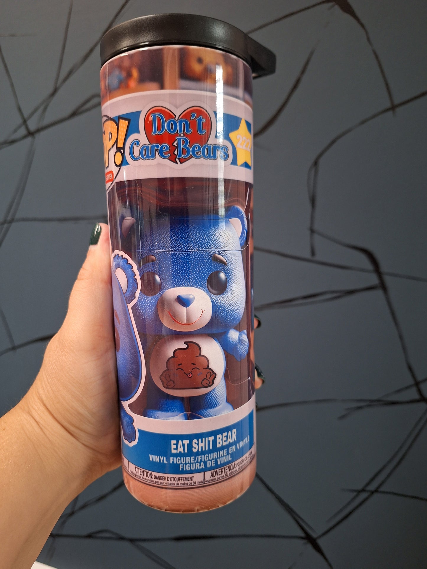 Bear Tumbler – Don’t Care Bear Insulated Cup